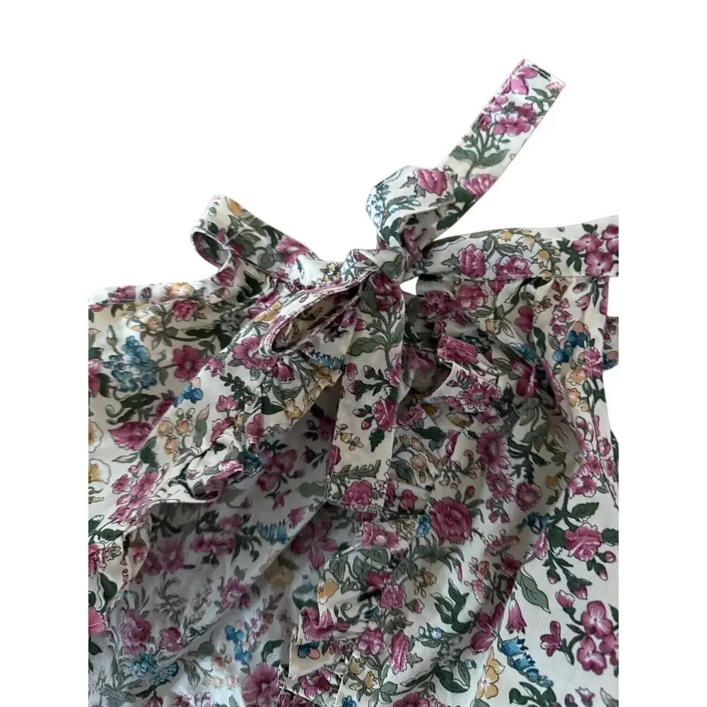 Vintage Tiny Tots two piece‎ floral infant outfit